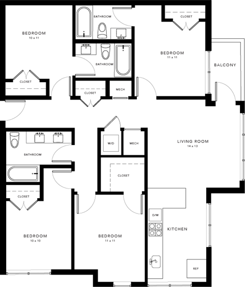 3110 10th St N Studio-4 Beds Apartment for Rent - Photo Gallery 73